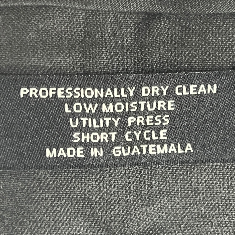 Jos A Bank Executive Collection Men Pleated Cuffed Dress Pants Olive Brown 35x29 - Picture 4 of 11